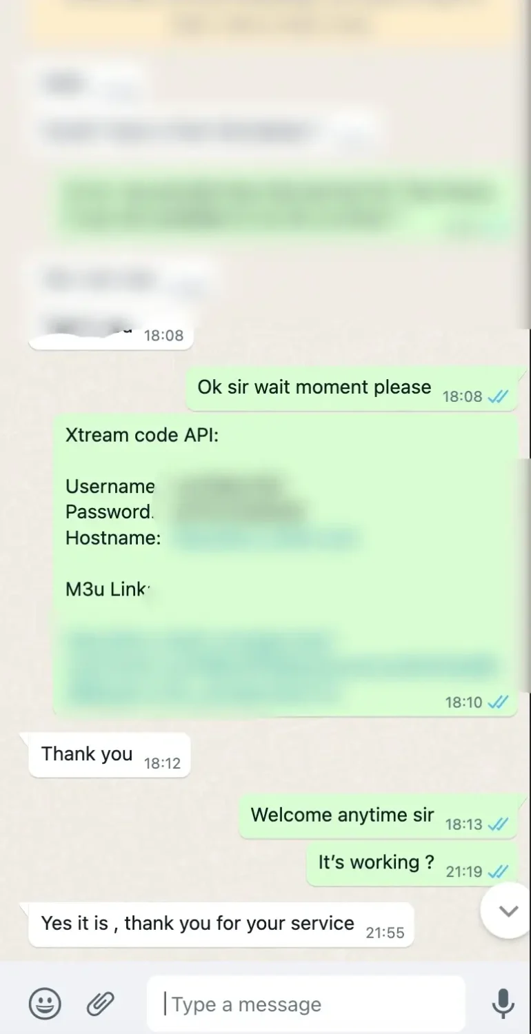 WHATSAPP SCREENSHOT iptv box australia iptv australia