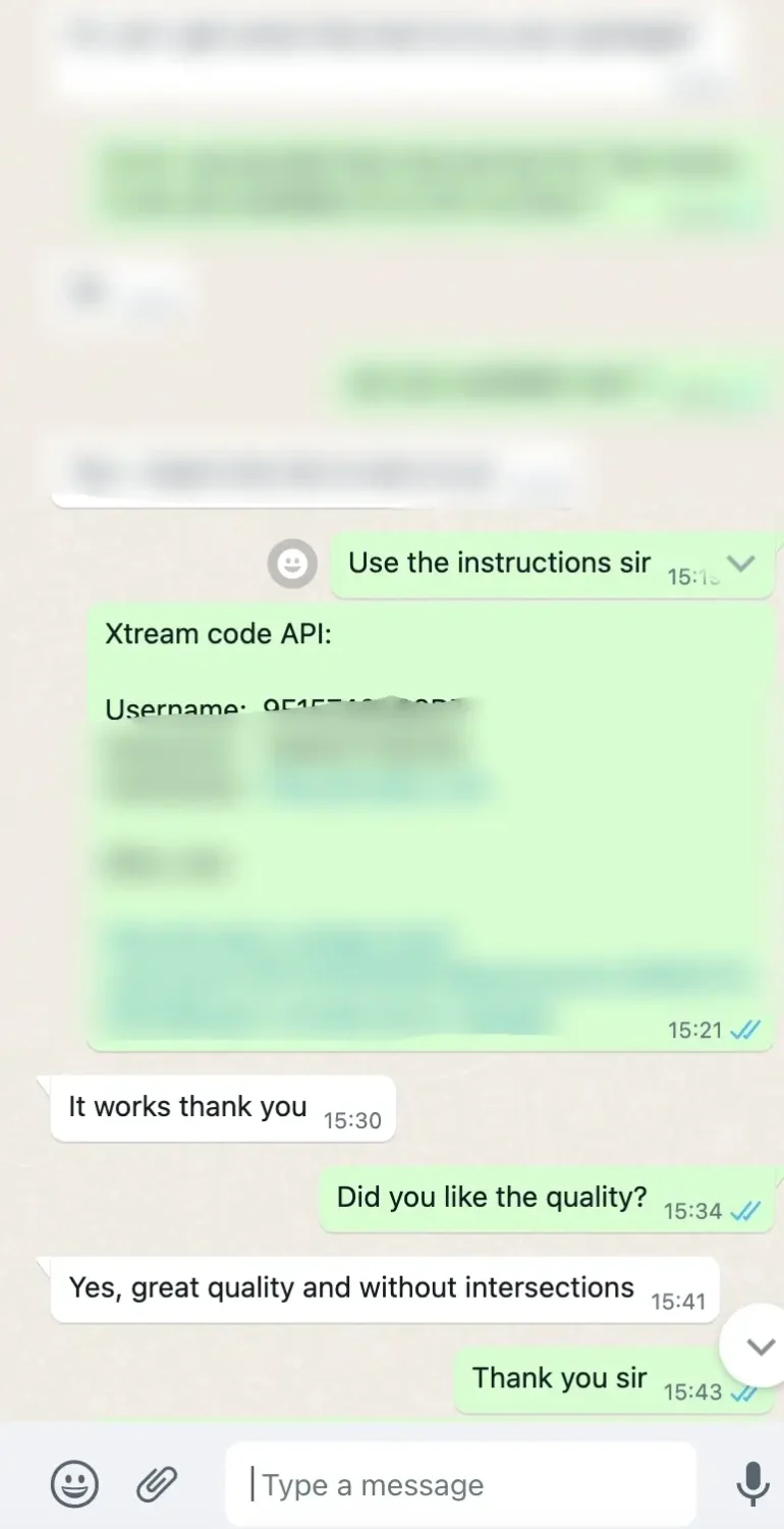 WHATSAPP SCREENSHOT iptv box australia iptv australia